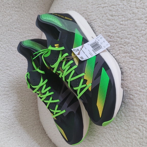 Adidas Adizero Takumi Sen 8 Men's Running Shoes in Beam Yellow - Picture 6 of 13